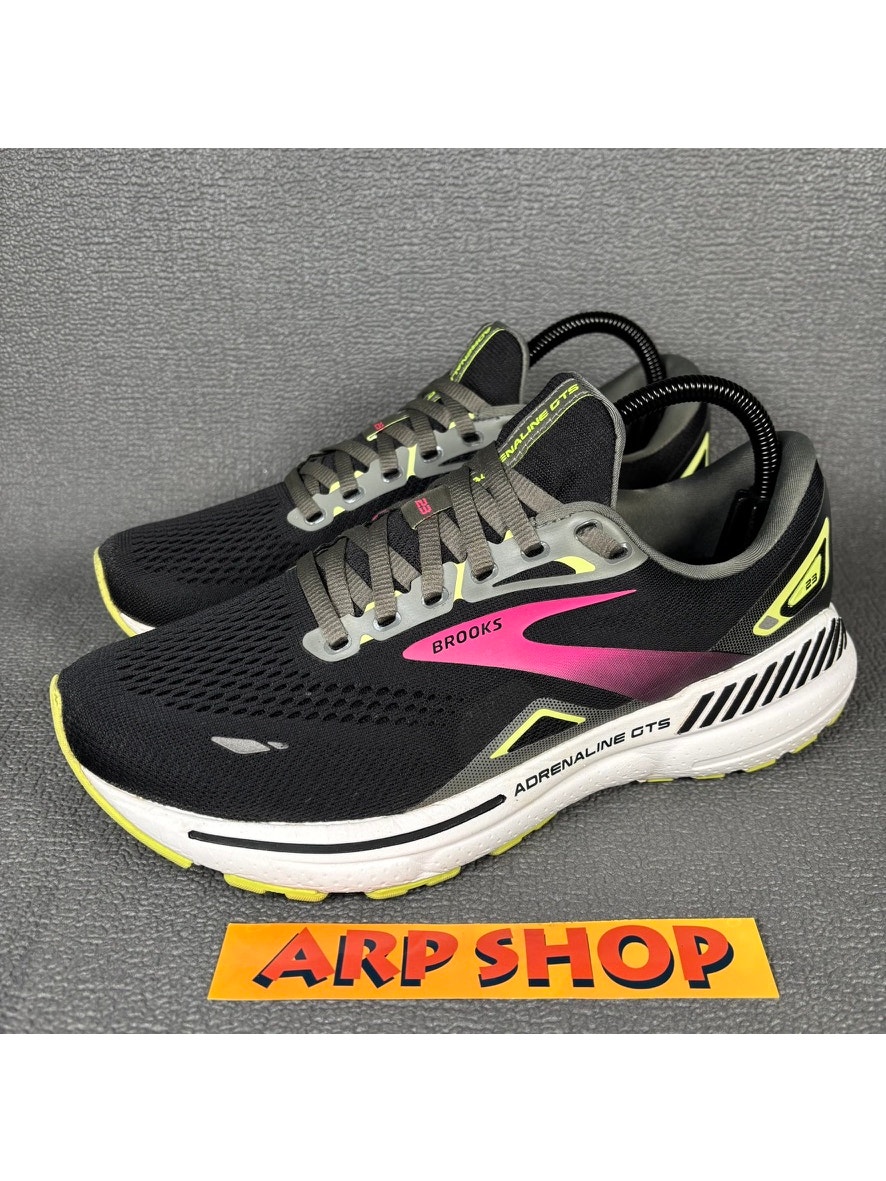Brooks Adrenaline Gts 23 1203811b037 Size 9 Women`S Black Running Shoes